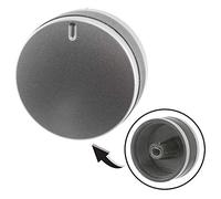 Spares2go Silver/Black Switch Knobs Compatible with Lamona LAM3200 LAM3204 LAM3401 Hob Oven Cooker (Pack of 2)