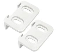 SPARES2GO Sliding Hinge Door Guide Slider Brackets for Blomberg Fridge Freezer (Pack of 2)