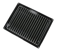 SPARES2GO Small Baking Roasting Tray Grill Pan for Bompani, fits Spinflo Caravan Motorhome Oven Cooker + Insert Grid Stand (355mm x 280mm)