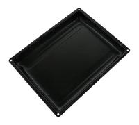 SPARES2GO Small Baking Roasting Tray Grill Pan for Hotpoint, fits Indesit Oven Cooker (355mm x 280mm)