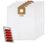 SPARES2GO SMS Dust Bags compatible with Karcher T7/1 T9/1 T10/1 T12/1 Series Vacuum Cleaner (Pack of 5 + Fresheners)
