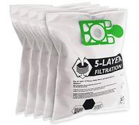 SPARES2GO SMS Dust Bags compatible with Wessex 18L 20L 15892 34501 1300W Wet & Dry Vacuum Cleaner (Pack of 5 + Fresheners)