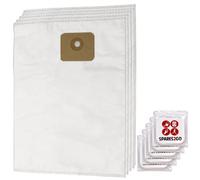 SPARES2GO SMS Dust Bags for Nilfisk Multi Wet & Dry 20 20T 30 30T Vacuum Cleaner (Pack of 5 + Freshener Tabs)