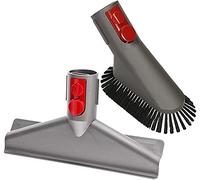 SPARES2GO Soft Dusting Brush + Mattress Tool Attachment Compatible with Dyson V15 SV22 Cordless Vacuum Cleaner