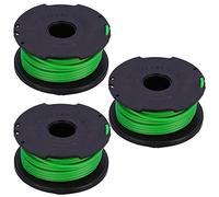 SPARES2GO Spool & Line Refill for Black + Decker GL7033 GL8033 GL9035 STB3620L Grass Strimmer Trimmer (Pack of 3)