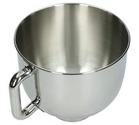 SPARES2GO Stainless Steel K-Mix Polished Bowl with Handle for Kenwood KMA5, KMX5, KMX6, KMX8, KMX9