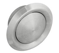 Spares2Go Stainless Steel Round Ceiling Extractor Exhaust / Supply Wall Vent (6" / 150mm)