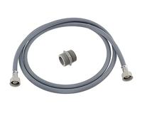 SPARES2GO Straight End Cold Water Fill Inlet Hose Extension for Essentials Dishwasher (2.5M)
