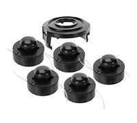 SPARES2GO Strimmer Line & Spool Cover Kit for Sovereign N1F GT220-C GT250-C N1F-GT-220/250-C Trimmer (5 Spools)