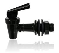 SPARES2GO Tap Spout Nozzle for Water Cooler Dispenser Tea Urn Boiler Drinks Machine, Black