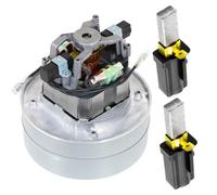 Spares2Go Tco Dl2 1104T 205403 Type Motor + Carbon Brushes Compatible With Numatic Henry Hetty Vacuum Cleaner (240V)