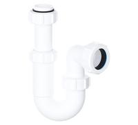 Spares2Go Telescopic Sink P Trap Basin Swivel Plumbing Waste Pipe Kit (32mm / 1.25")
