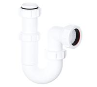 Spares2Go Telescopic Sink P Trap Basin Swivel Plumbing Waste Pipe Kit (40mm / 1.5")