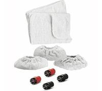 Terry Covers and Brush Nozzle set for Karcher Steam Cleaners