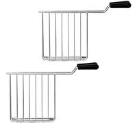 SPARES2GO Toastie Cage Rack with Drip Tray Compatible with Dualit Architect Domus Lite Toaster (Pack of 2)