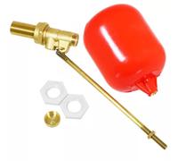 Spares2Go Toilet Float Valve 1/2" Part 1 Bs1212/1 High Pressure Side Entry 4 1/2" Plastic Cylinder Kit