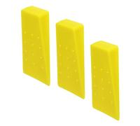 SPARES2GO Tree Felling Wedge Heavy Duty Chainsaw Log Wood Cutting Cleaving Block Tools (5.5", Pack of 3)