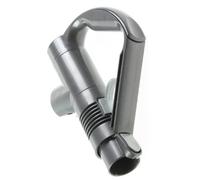 SPARES2GO Trigger Wand Handle Hose End for Dyson Vacuum Cleaner (Iron) | Fits: DC28C, DC39, DC47, DC49, DC54, Complete Pipe Fitting, Colour: Grey
