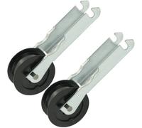 SPARES2GO Tumble Dryer Jockey Pulley Wheels For Hoover Fits Candy (1 Pair) | Belt Tension Rollers, Replaces Part Numbers: 4310296, 9200642, 40001027, 40004610, 06017597