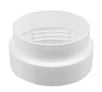 SPARES2GO Tumble Dryer Vent Adaptor 4" 100mm Threaded Male Duct Hose Outlet Connector Ring