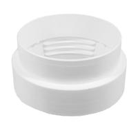 Spares2Go Tumble Dryer Vent Adaptor Threaded Male Duct Hose Outlet Connector (4" / 100mm)