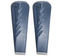 Twisted Log Splitter Wedge Heavy Duty Steel Wood Splitting Chisel Spikes (2.5KG, 9", Pack of 2)