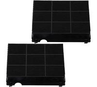 SPARES2GO Type 15 Active Carbon Odour Vent Filter compatible with AEG Cooker Hood (Pack of 2)