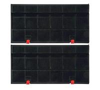 SPARES2GO Type 150 Carbon Filter for AEG Cooker Hood Extractor Vent Fan (435 x 217 x 28mm, Pack of 2)