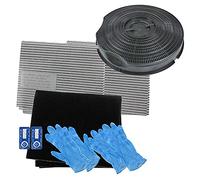 SPARES2GO Type 30 Charcoal Carbon Vent Filter Extractor Kit for Hotpoint BH11 BH32 for Cooker Hood (235 mm x 46 mm)