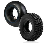 SPARES2GO Tyre 3.00-4 Pneumatic Mobility Scooter 300x4 3.00x4 260x85 4" Rim + inner tube
