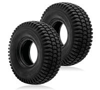 SPARES2GO Tyre 3.00-4 Pneumatic Mobility Scooter Block Tread 300x4 3.00x4 260x85 4" x 2
