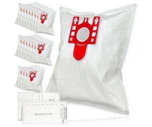 SPARES2GO Ultra Strong Dust Bags compatible with Miele Vacuum Cleaners (Pack of 20 + Filters)