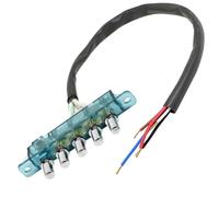 SPARES2GO Universal 5 Button Control Selector Switch for Cooker Hood Extractor Fan Vent + Connector Cable