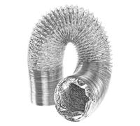 Spares2Go Universal 5M Extra Long Aluminium Flexible Tumble Dryer Vent Hose Exhaust Pipe (4" / 100mm)