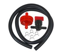 SPARES2GO Universal 60cm Fuel Inline Pipe Tank Connection Kit for Lawnmower Engine
