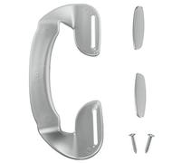 Spares2go Universal Adjustable Ergonomic Door Handle for All Makes and Models of Fridge Freezer (190mm, Grey/Silver)