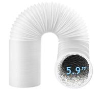 Spares2Go Universal Air Con Vent Hose Pvc Portable Air Conditioner Duct Ac Outlet Pipe 5.9" X 6M