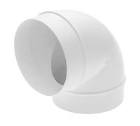 SPARES2GO Universal Bend Elbow Duct 90 Degree Vent Hose Pipe Tube Male Ducting Connector (4" / 100mm)