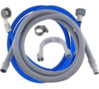 SPARES2GO Universal Cold Water Fill Long 3.5m Inlet Pipe + 2.5m Drain Hose Exte