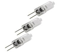 SPARES2GO Universal Cooker Hood Halogen Light Bulb (20w, G4 / 2 Pin, Pack of 3)