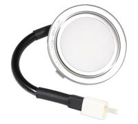 SPARES2GO Universal Cooker Hood LED Light Extractor Vent Lamp Bulb Unit (Silver, 68mm, G4)