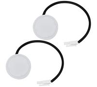 SPARES2GO Universal Cooker Hood LED Light Vent Extractor Lamp Round 46mm 1.6W Pack of 2