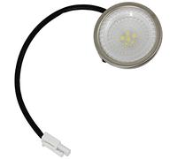 SPARES2GO Universal Cooker Hood LED Light Vent Extractor Lamp Round 54.5mm 1.6W AC