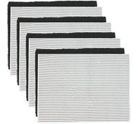 SPARES2GO Universal Cut to Size Deep Fat Fryer Filter Set (Pack of 4)