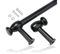 Spares2go Universal 'Cut to Size' Oven Cooker Door Handle/Towel Rail Kit (Black)
