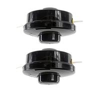 Spares2go Universal Dual 2 Line Petrol Strimmer Trimmer Brushcutter Bump Feed Spool Head (Pack of 2)