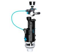 Universal Dual Flush Toilet Valve 1.5" 2" WC Cistern Push Button Lever Handle Kit