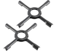 Spares2Go Universal Gas Hob Ceramic Pan Support Moka Trivet Stand (Small 130mm) X 2