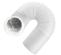 Spares2Go Universal Hvac Vent Hose Pvc Aluminium Foil Insulated Duct Exhaust Outlet Pipe (6" X 2.5M)