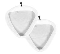 Spares2Go Universal Microfibre Cloth Cover Pads For Steam Cleaner Mop (Pack Of 2)